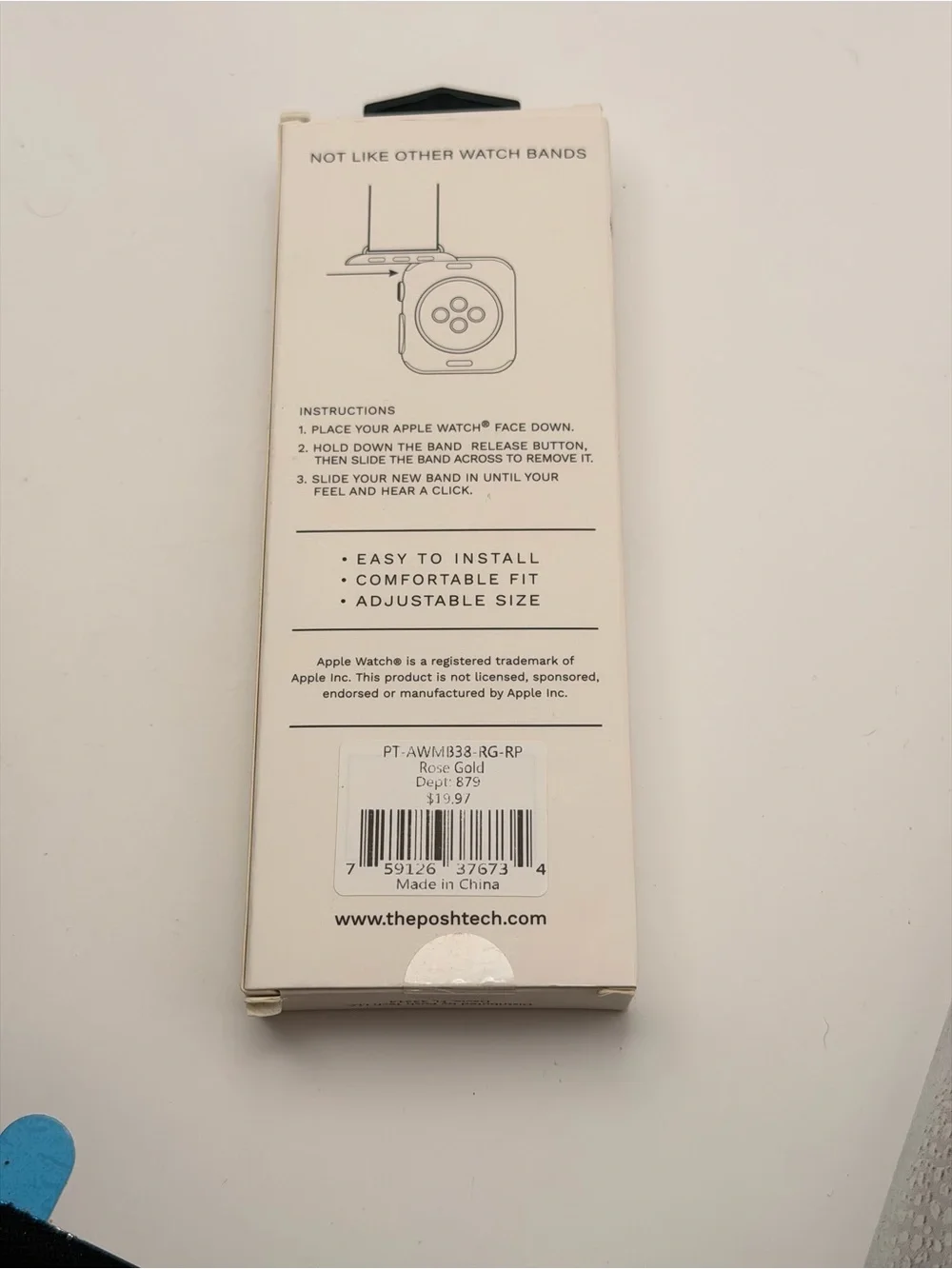 Posh Tech, Apple Watch Gold Mesh Band, 38/40/41mm, New